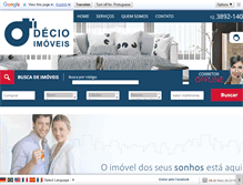 Tablet Screenshot of decioimoveis.com.br